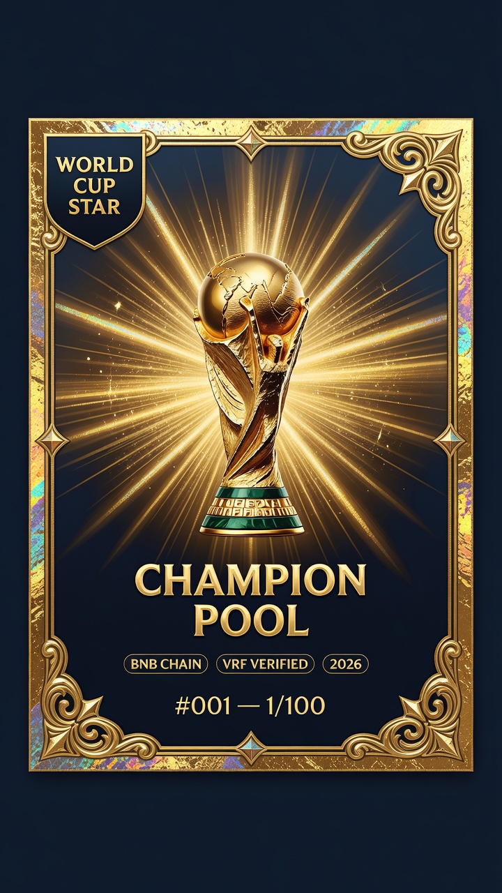 World Cup Star Champion NFT Card
